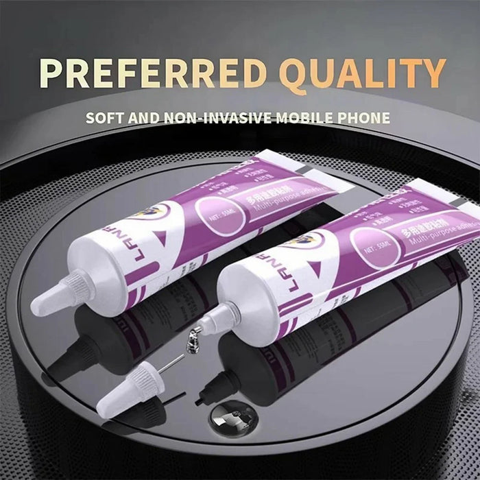 LANRUI I9 Active Adhesive 55ML Strong Bonding Soft Elastomer Rapid Curing Phone Glue - Transparent - 2