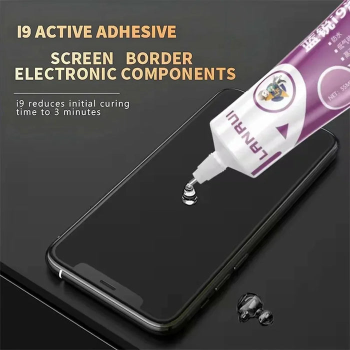 LANRUI I9 Active Adhesive 55ML Strong Bonding Soft Elastomer Rapid Curing Phone Glue - Transparent - 5