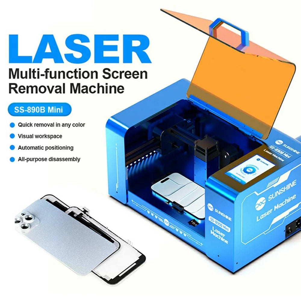SUNSHINE SS-890B Mini Laser Screen Removal Machine Automatic Positioning Phone Screen Removal Tool - EU Plug - 2