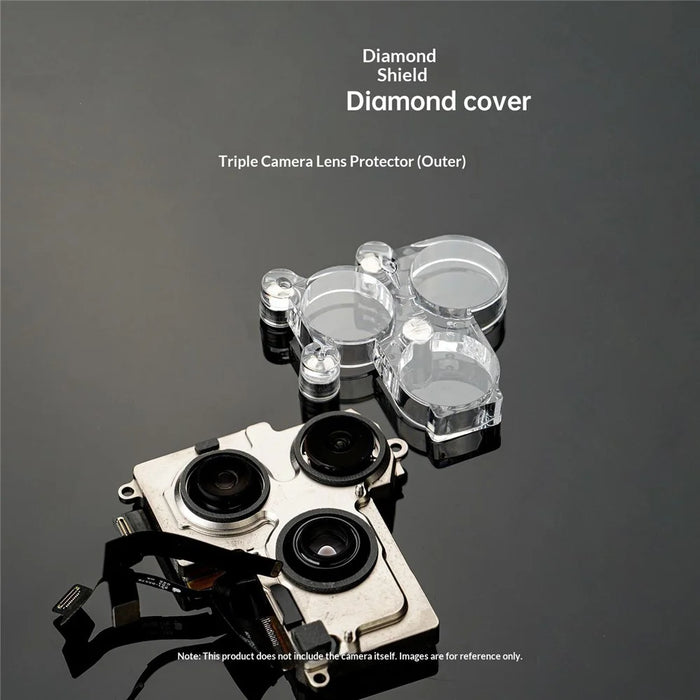MY 1 Set For iPhone 17 Series Rear Camera Protector Dot Matrix Anti Dust Camera Diamond Cover - 7