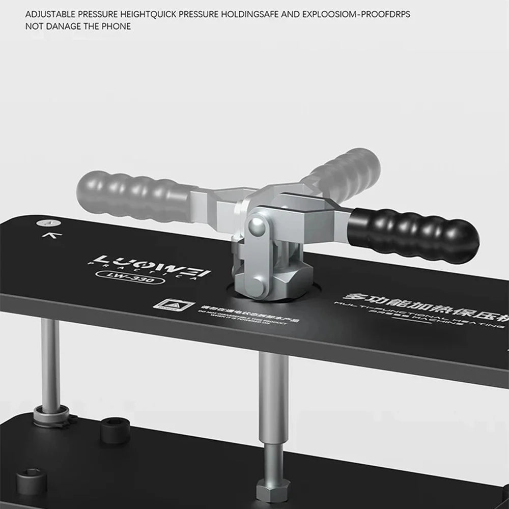 LUOWEI LW-330 Universal Heating Press Station for Phone Screen Repair / Back Cover Frame - US Plug - 6