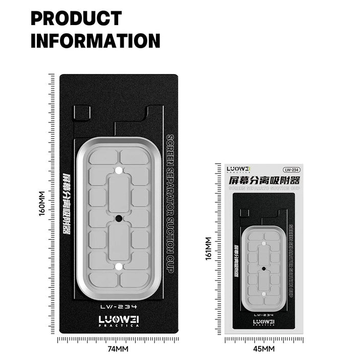 LUOWEI LW-234 Screen Separation Suction Device for Phone Screen Repair - 7