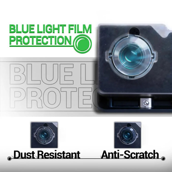 2UUL DA33 500Pcs / Box No-Damage Blue Light Film Camera Lens Protective Sticker - 5