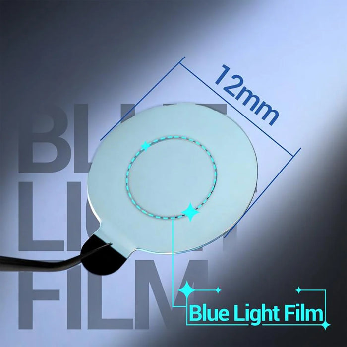 2UUL DA33 500Pcs / Box No-Damage Blue Light Film Camera Lens Protective Sticker - 6