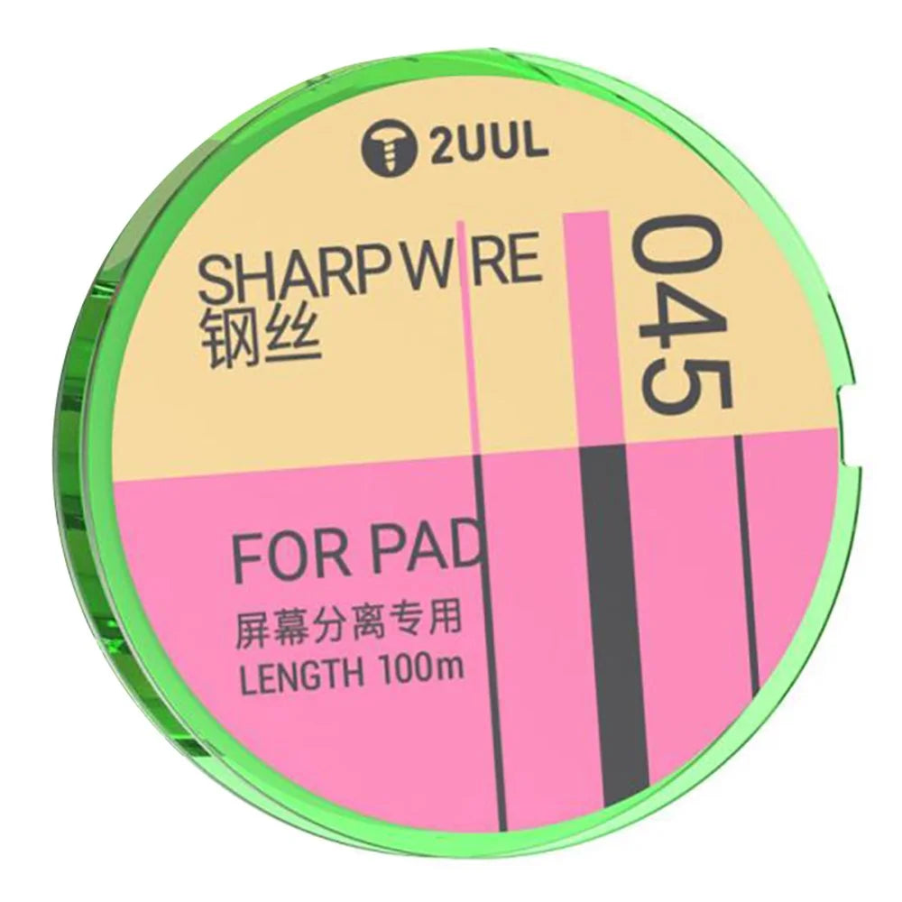 2UUL 045 GS Series 100m Sharp Wire for Tablet Screen Separation Steel Wire - 1