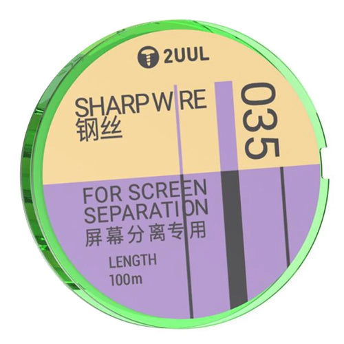 2UUL 035 GS Series 100m Sharp Wire for Flat Screen Separation Phone Repair Steel Wire - 1