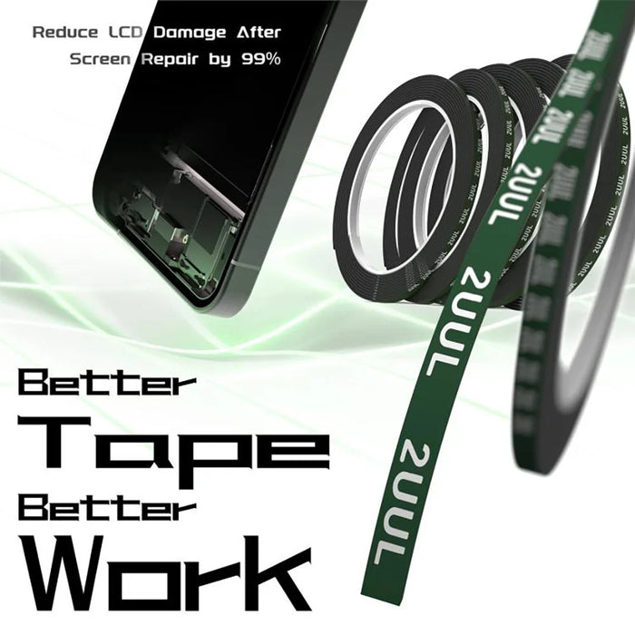 2UUL CS01 5 Rolls 3mm Cushion Seal Tape for Screen Frame Back Cover Double Sided Adhesive Tape - 3