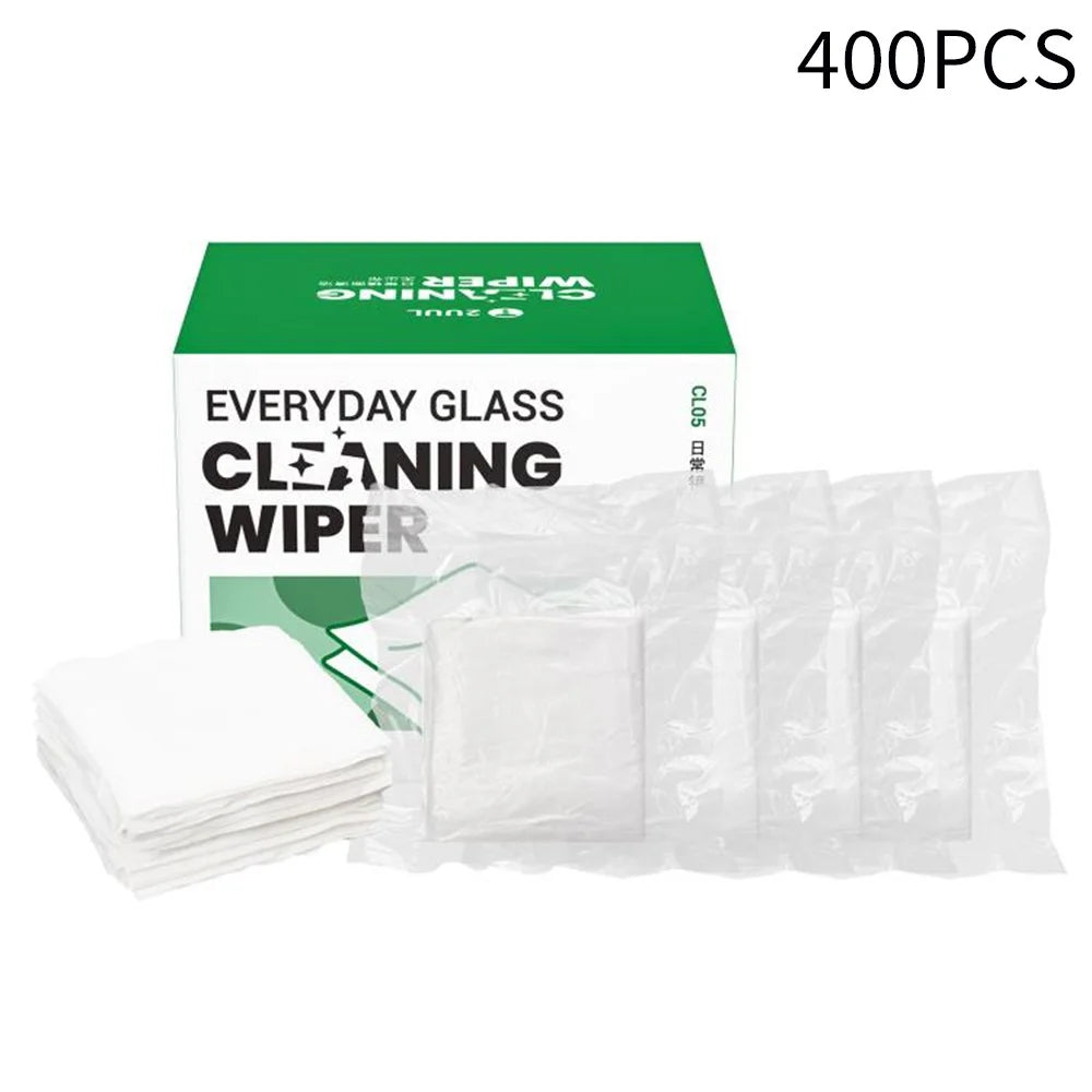 2UUL CL05 400Pcs Everyday Glass Cleaning Wiper Disposable Dust Removal Cloth - 1