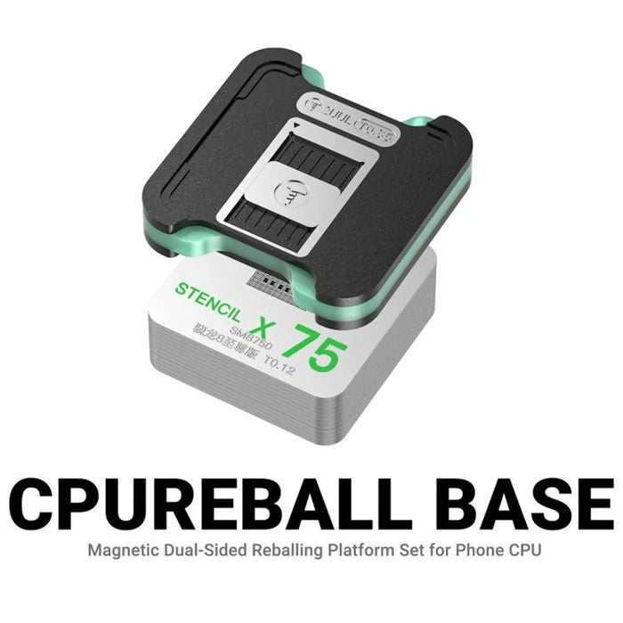 2UUL BH17 CPU Reball Base Magnetic Dual-Sided BGA Reballing Platform Set - 6