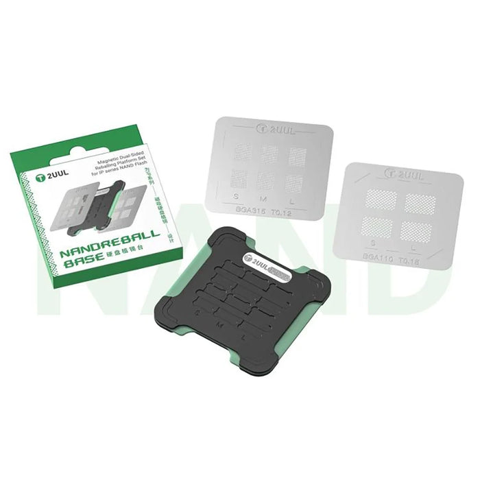 2UUL BH16 NAND Reballing Station Magnetic Double-Sided Soldering Platform Kit for Smartphone / Tablet Repair - 7