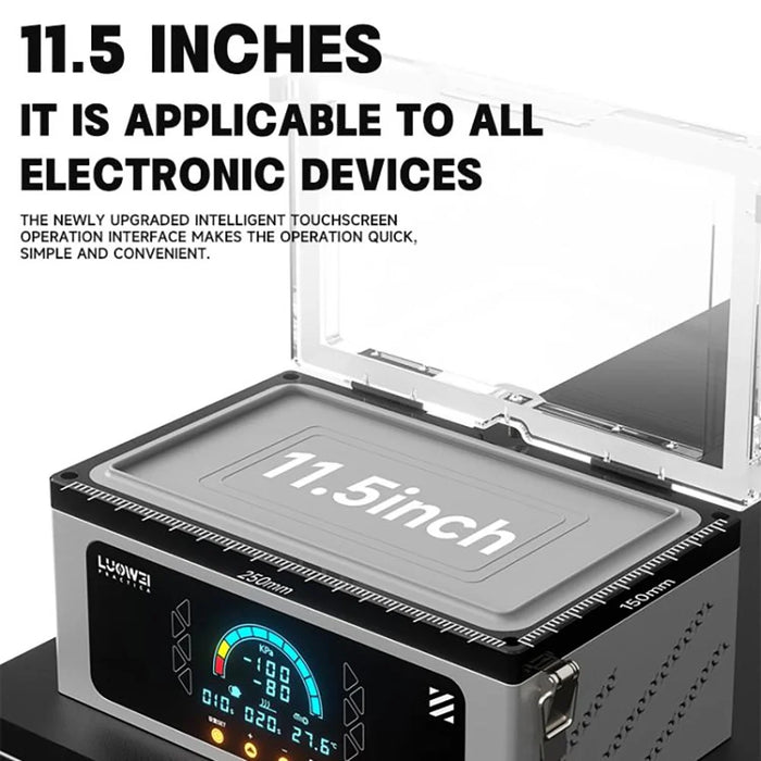 LUOWEI LW-MO1 11.5 Inch Vacuum Laminating Machine Tool for Curved Flat Screen Repair - EU Plug - 2