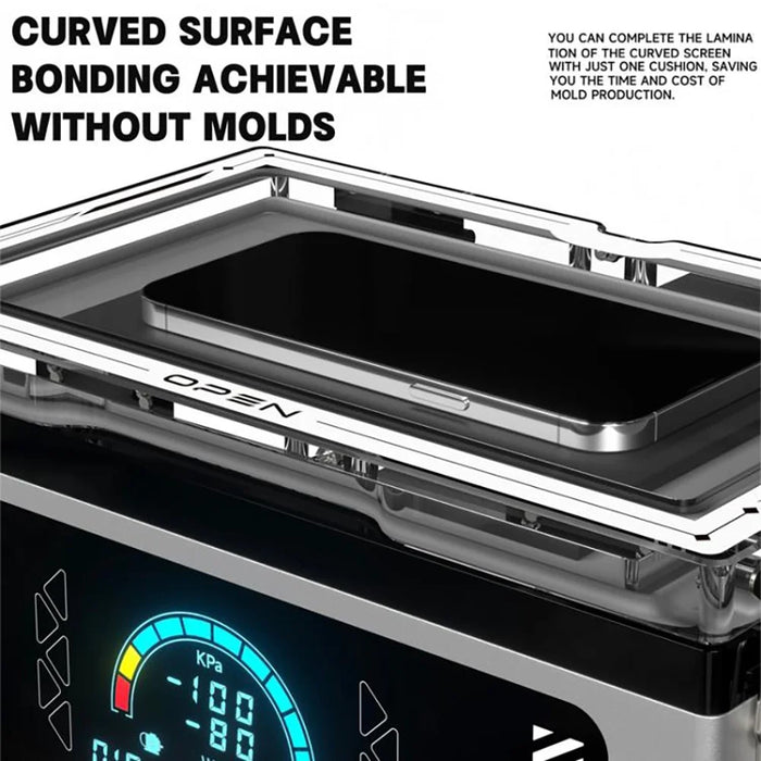 LUOWEI LW-MO1 11.5 Inch Vacuum Laminating Machine Tool for Curved Flat Screen Repair - EU Plug - 5