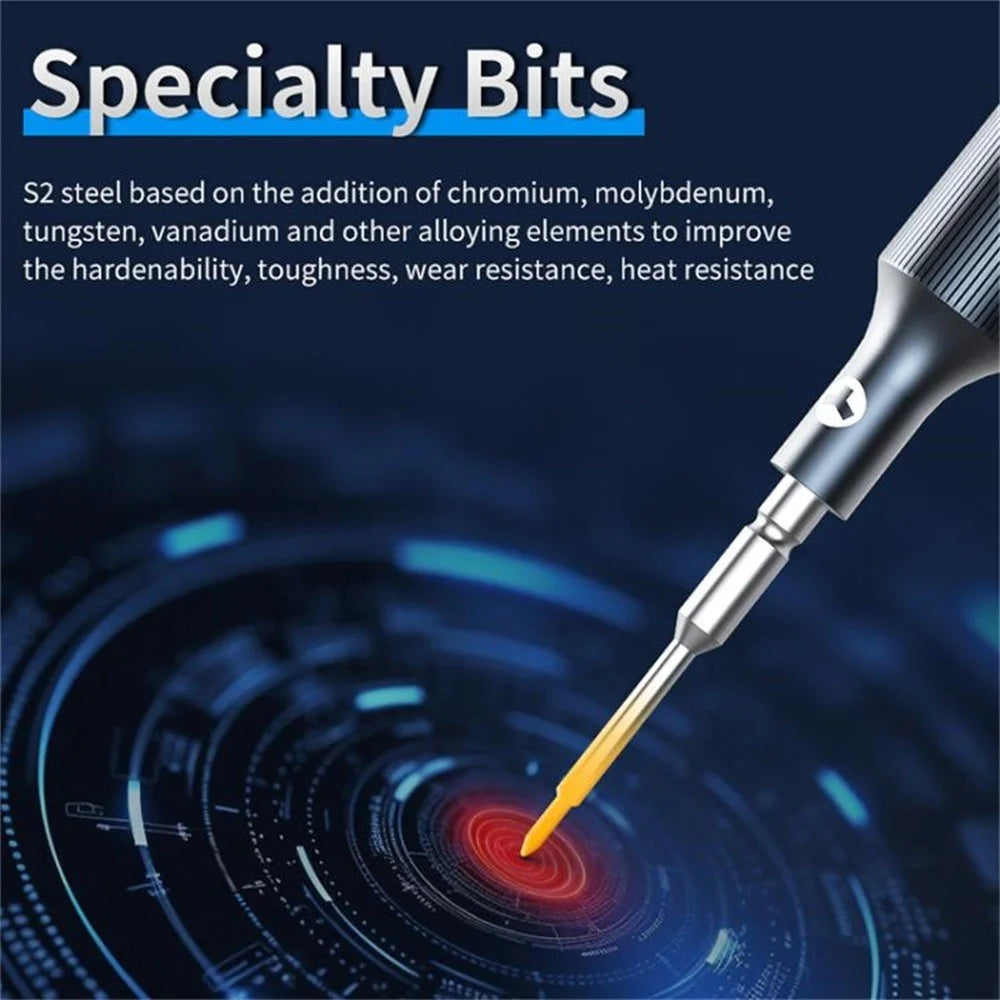 JITONGXUE JT-87 S2 Steel Non Slip Precision Screwdriver for Electronics Repair - Medium Plate 2.5 - 3