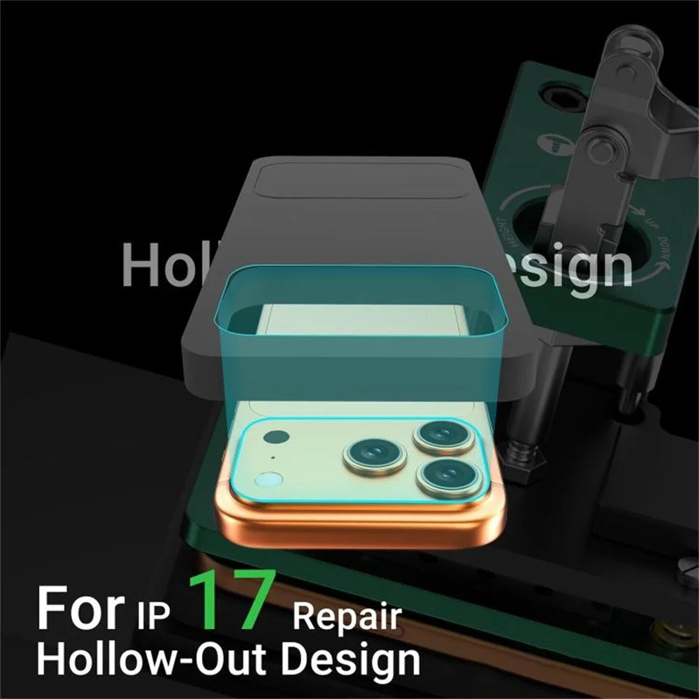 2UUL DA07 Mini Heating Press Station For iPhone Screen  /  Back Cover  /  Frame Repair Hot Pressing - EU Plug - 4