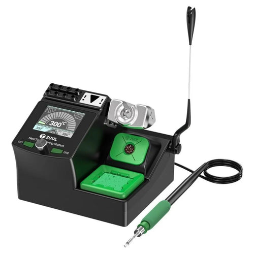 2UUL NT210 NextTip 80W Soldering Station Compatible with C115  /  C210  /  C245 Handles Quick Heating HD Display - EU Plug - 1