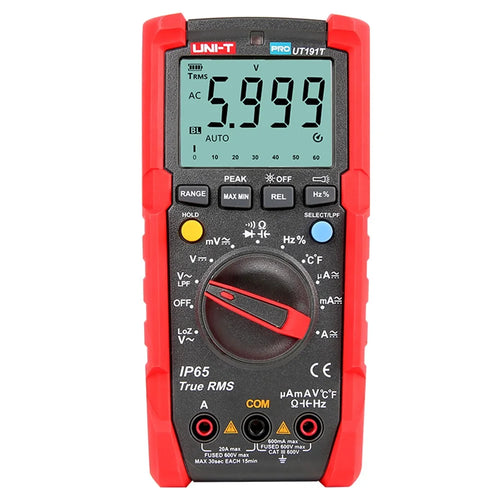 UNI-T UT191T Digital Meter Multimeter Handheld LCD Display Digital Multimeter - 1