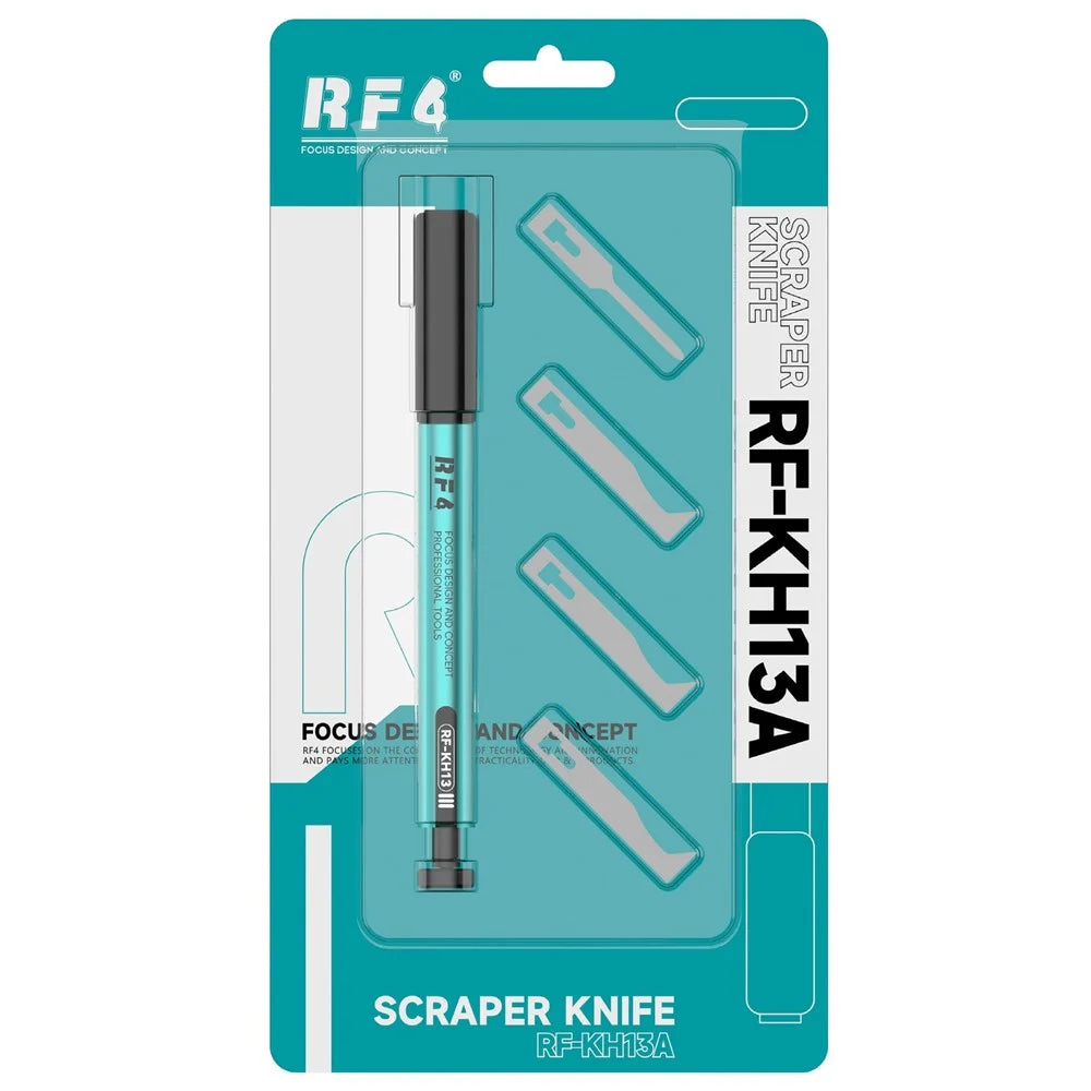 RF4 RF-KH13A Quick Release Scraper Handle with Press Button Mechanism All Aluminum Body Design - 1