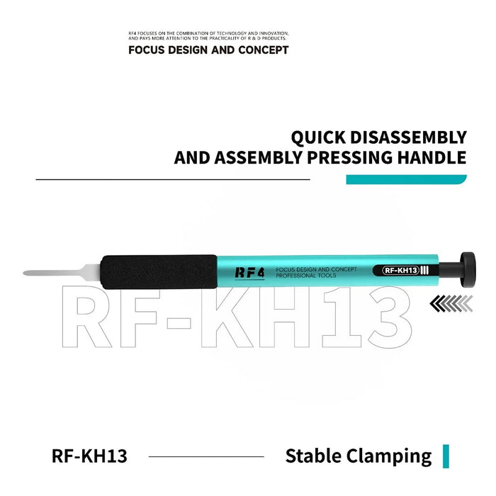 RF4 RF-KH13A Quick Release Scraper Handle with Press Button Mechanism All Aluminum Body Design - 2