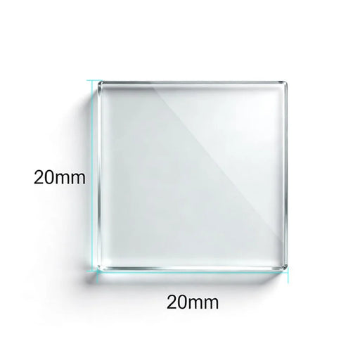 SUNSHINE 5 PCS Soldering Stencil High Temperature Resistant Anti-Explosion Anti-Splash Glass Pad - Transparent - 2