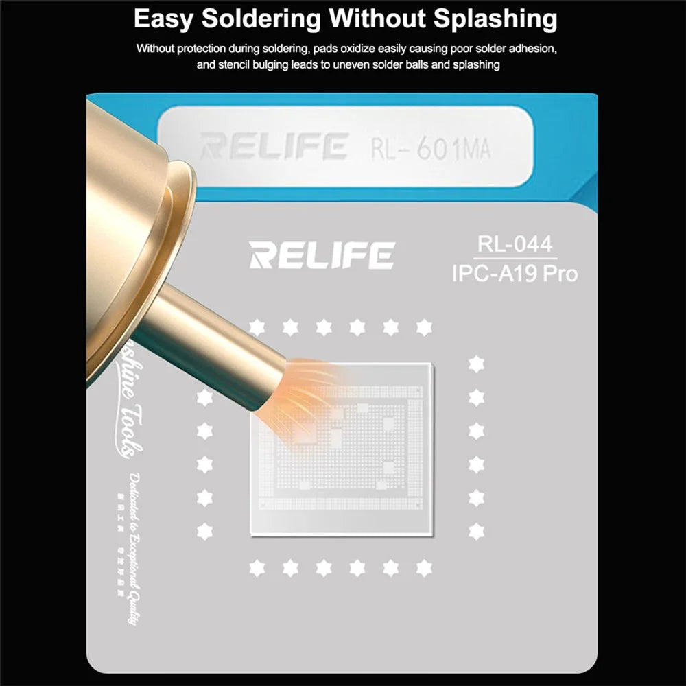 SUNSHINE 5 PCS Soldering Stencil High Temperature Resistant Anti-Explosion Anti-Splash Glass Pad - Transparent - 3