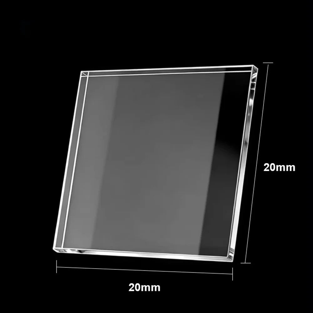 SUNSHINE 5 PCS Soldering Stencil High Temperature Resistant Anti-Explosion Anti-Splash Glass Pad - Transparent - 7