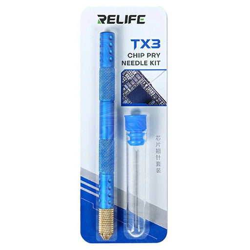 RELIFE TX3 Precision Chip Curling Prying Needle Kit for Electronic Repair - 1