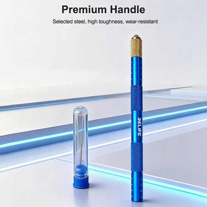 RELIFE TX3 Precision Chip Curling Prying Needle Kit for Electronic Repair - 6