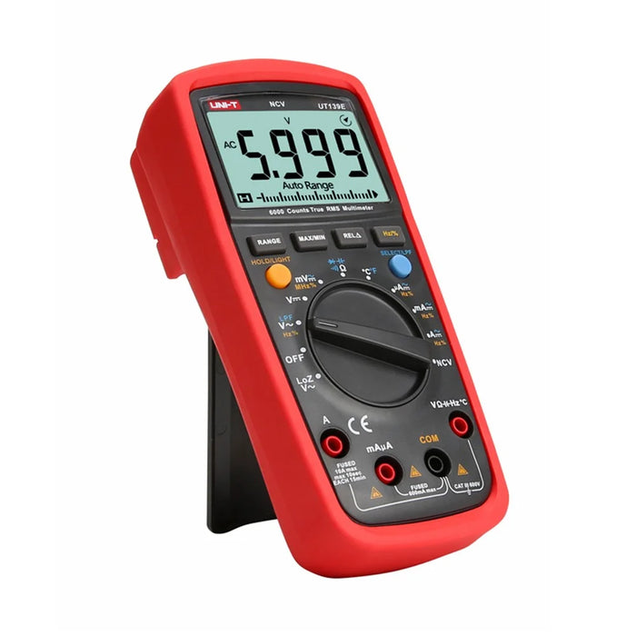 UNI-T UT139E True RMS Digital Multimeter 6000 Counts DMM LPF LOZ NCV Tester - 3
