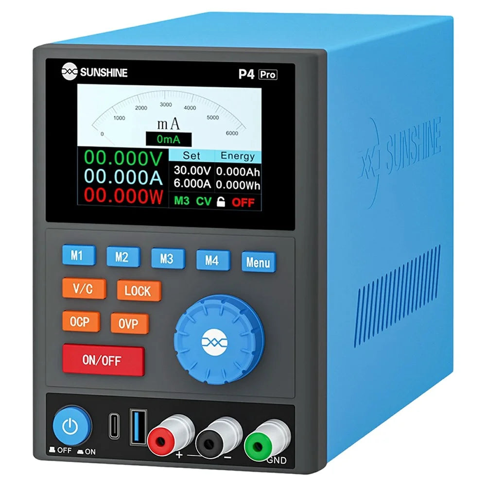 SUNSHINE P4 Pro Digital Controlled DC Power Supply 30V 6A High Frequency Output Four-Level Memory - EU Plug - 1