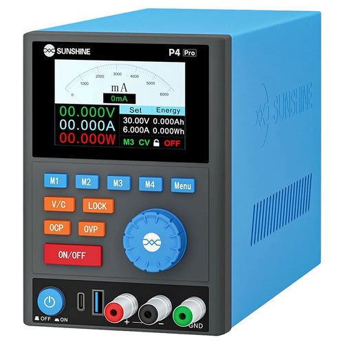 SUNSHINE P4 Pro Digital Controlled DC Power Supply 30V 6A High Frequency Output Four-Level Memory - EU Plug - 1
