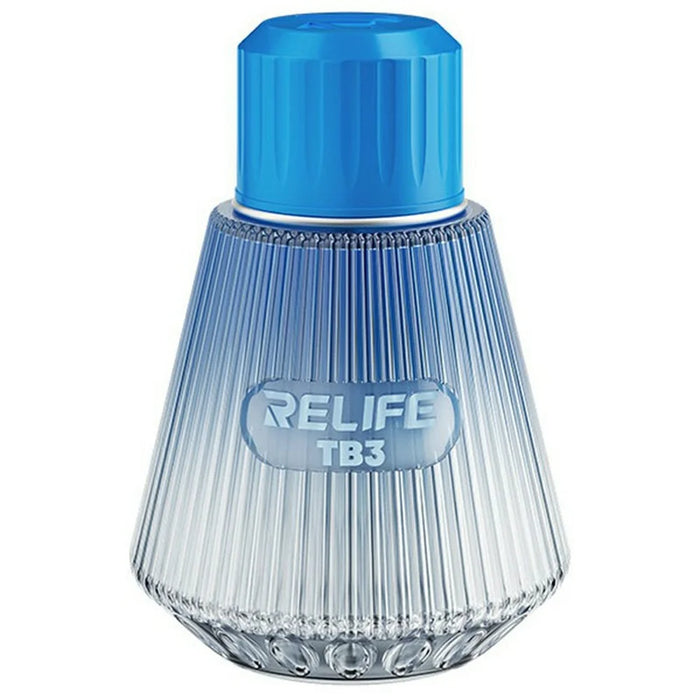 RELIFE TB3 Copper Core Pump Solvent Bottle 150ml Press Dispense Storage Device For PCB Cleaner Alcohol - Blue - 1