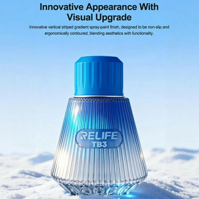 RELIFE TB3 Copper Core Pump Solvent Bottle 150ml Press Dispense Storage Device For PCB Cleaner Alcohol - Blue - 5