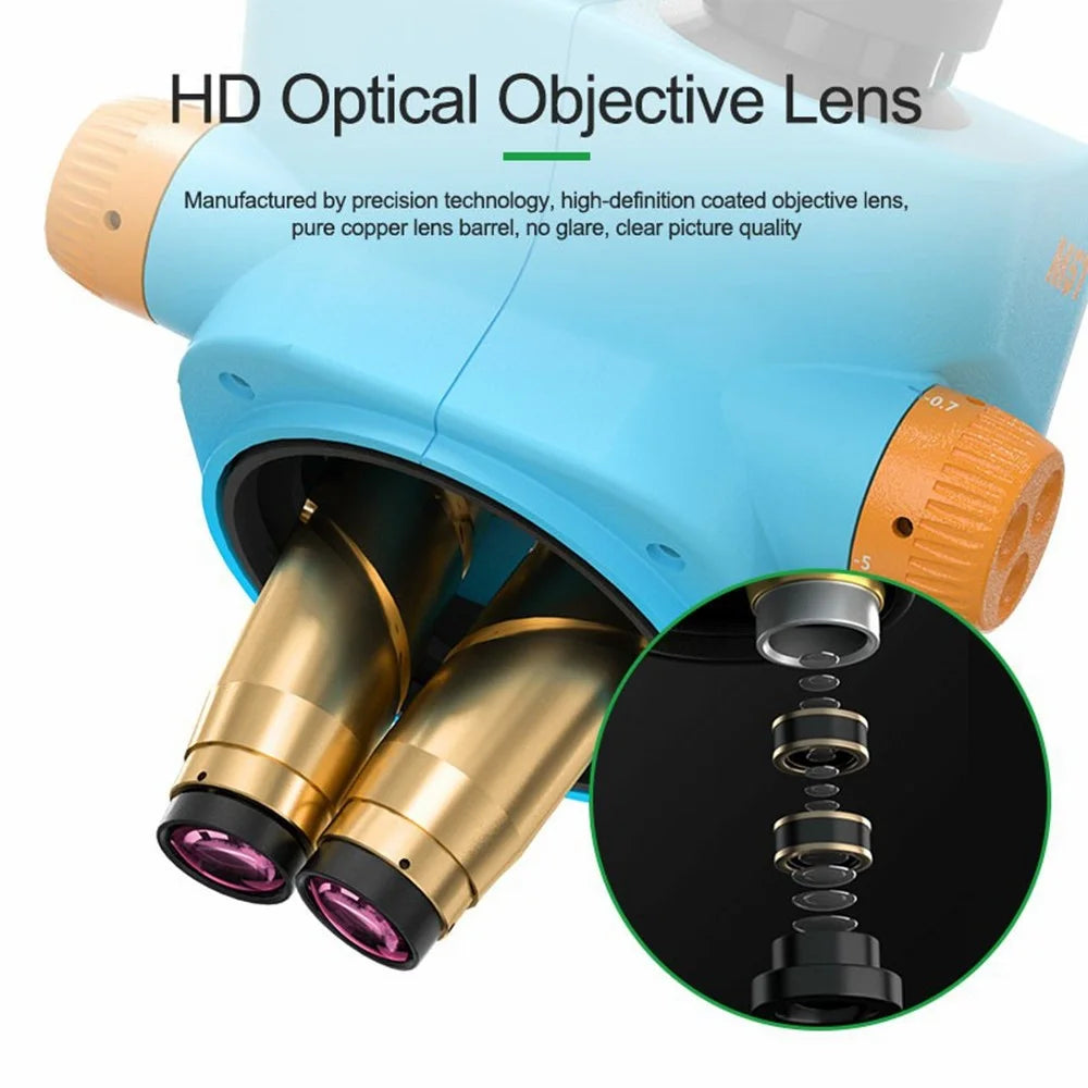 RELIFE RL-M5T-B11 Trinocular HD Microscope 7-50X Zoom Microscope for Phone Repair - 6