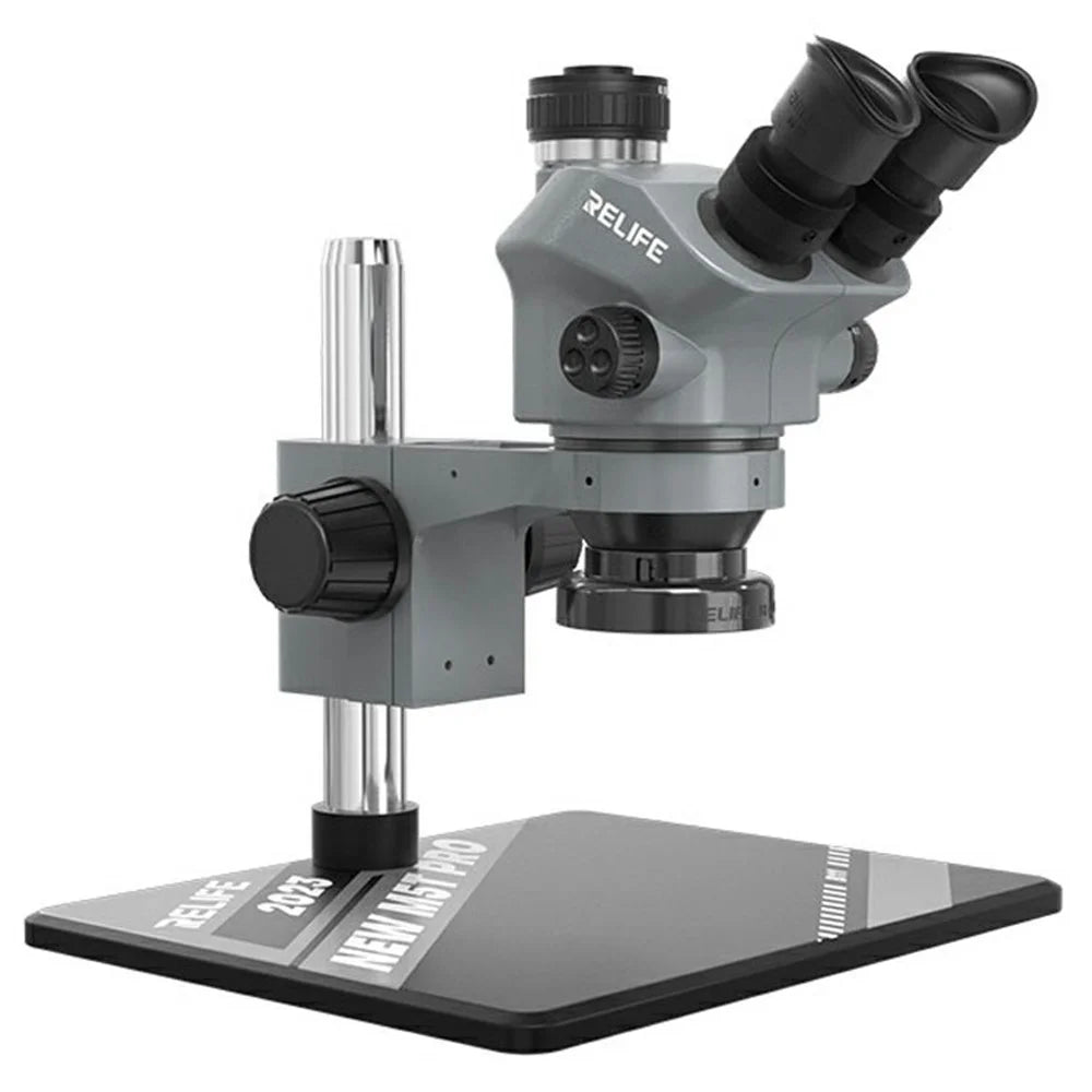 RELIFE RL-M5T Pro-B11 Trinocular HD Microscope 7-50X Zoom for PCB Inspection Repair - 2