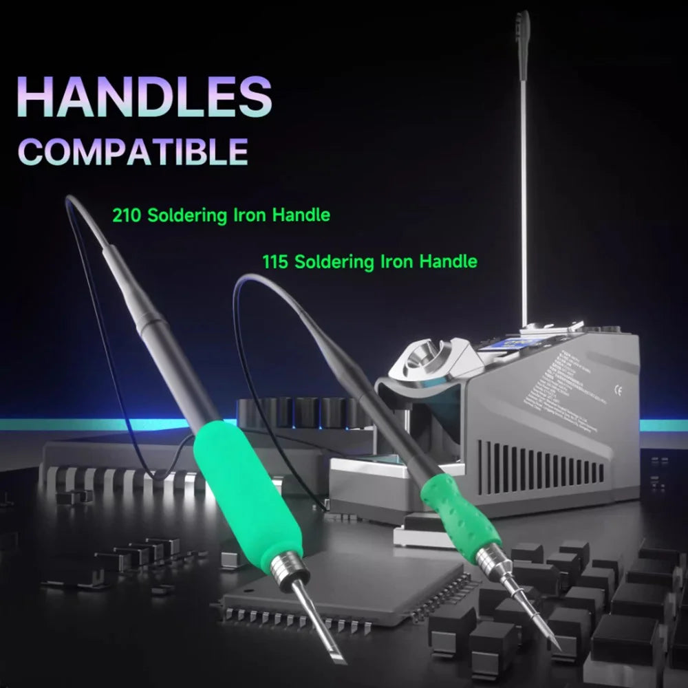 MECHANIC X60Pro Single Station Precision Soldering 2S Rapid Heating LED Display Soldering Station - EU Plug - 4