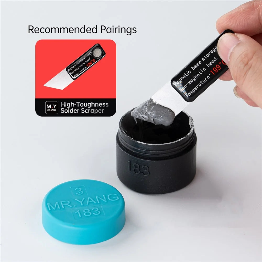 MR. YANG Solder Paste Welding Grease No Clean Fast Wetting for Mobile Phone Electronics Repair - 199℃ - 3