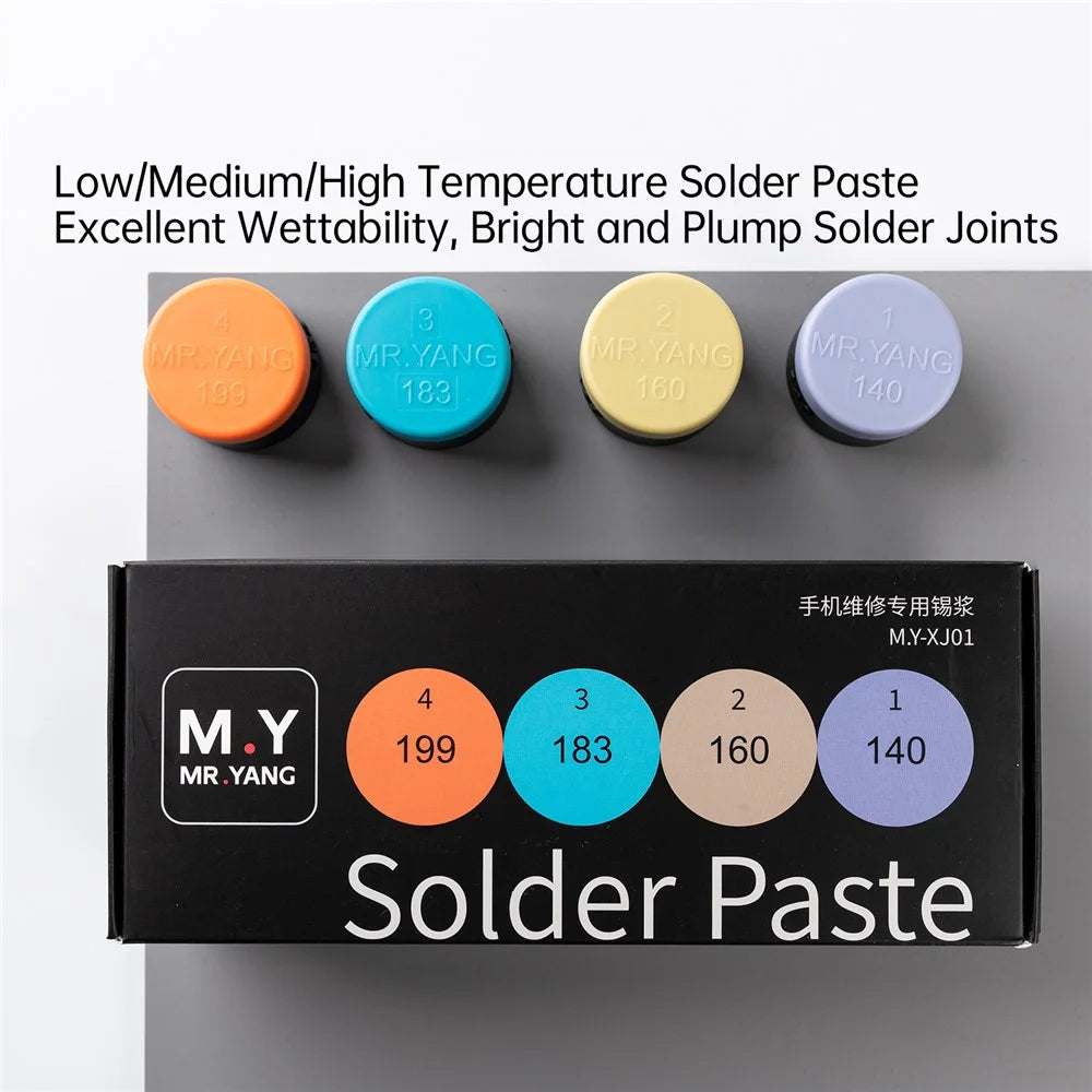 MR. YANG Solder Paste Welding Grease No Clean Fast Wetting for Mobile Phone Electronics Repair - 199℃ - 4