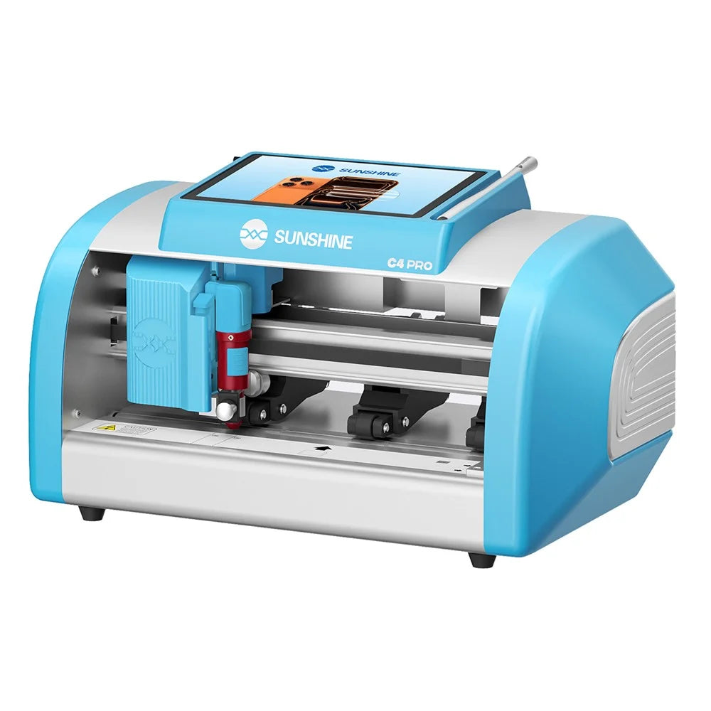 SUNSHINE C4 Pro Intelligent Blade Pressure Film Cutting Machine for 7H / 9H Screen Protectors - EU Plug - 1