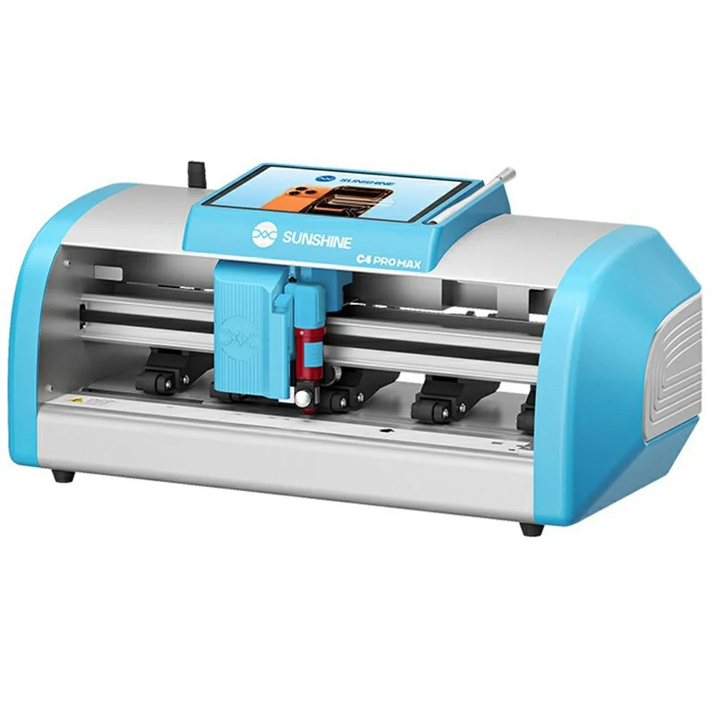 SUNSHINE C4 Pro Max Intelligent Film Cutting Machine Blade Pressure Control QR Code Recognition 7 Inch Touch Screen - EU Plug - 1