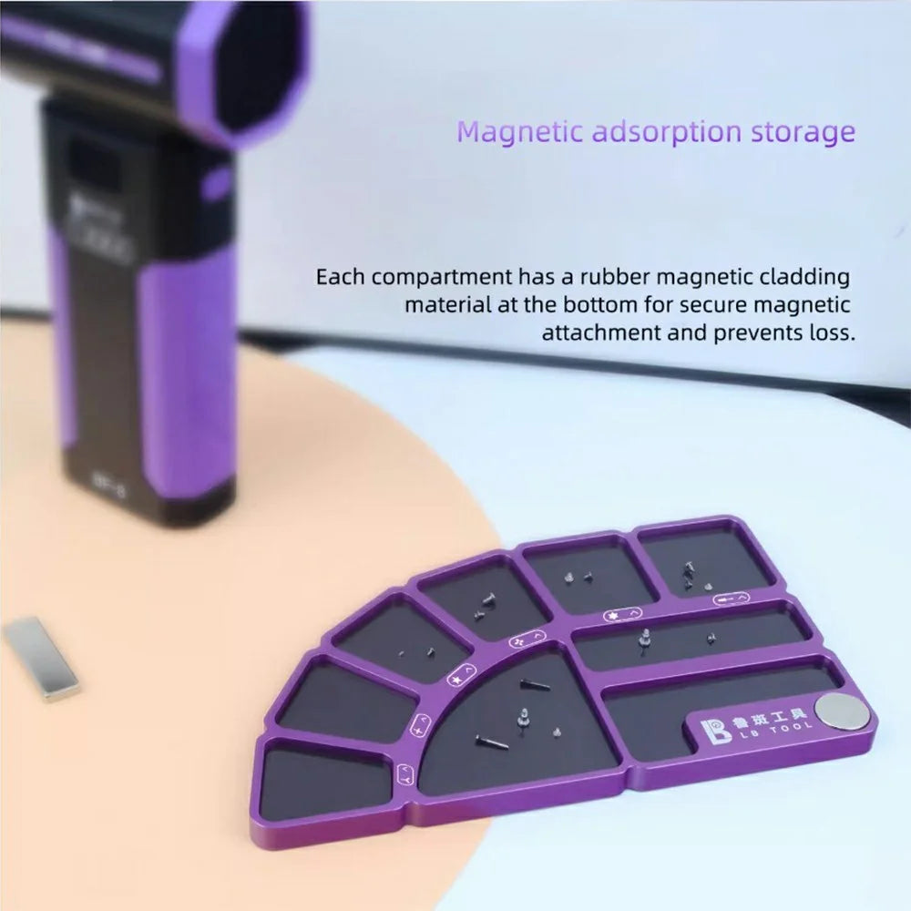 LB SST-1 Magnetic Screw Storage Tray For Phone Computer Repair Memory Classification Strong Magnet Module - 2