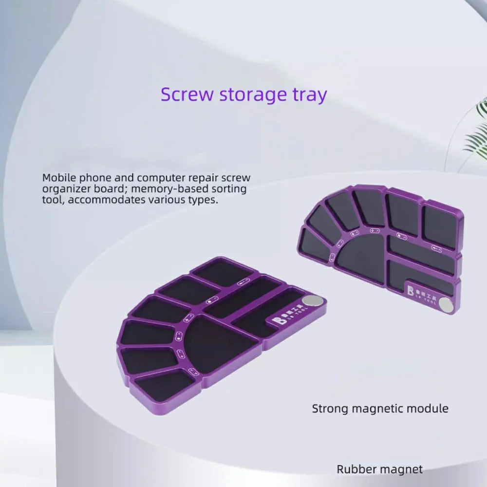 LB SST-1 Magnetic Screw Storage Tray For Phone Computer Repair Memory Classification Strong Magnet Module - 3