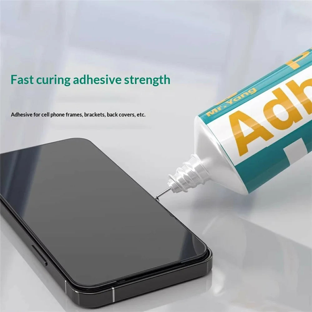 MY 50ML Phone Repair Curing Adhesive Fast Bonding Strong Adhesion For Mobile Frame  /  Stand  /  Back Cover - MY-J01T Transparent - 3