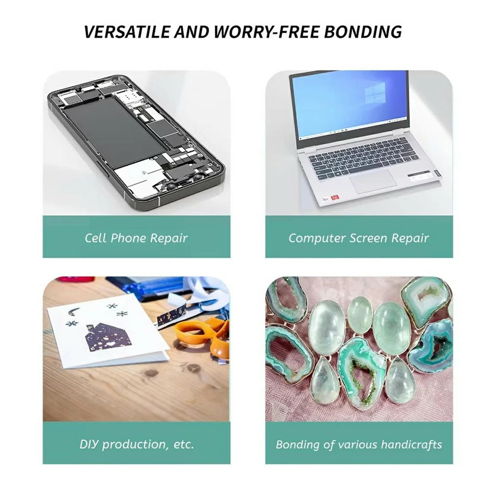 MY 50ML Phone Repair Curing Adhesive Fast Bonding Strong Adhesion For Mobile Frame  /  Stand  /  Back Cover - MY-J01T Transparent - 5
