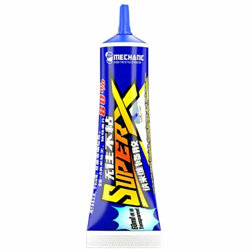 MECHANIC Super X Nano Repair Adhesive 60ML for Phone Frame Screen Bracket Back Glass Bonding - Transparent - 1