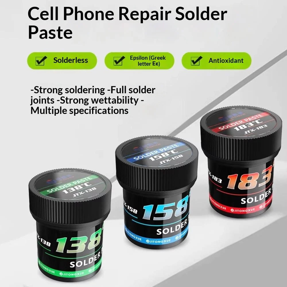 JITONGXUE Anti Oxidation Solder Paste 50G For Phone Repair BGA SMT Electronic Components Soldering - 183° - 2
