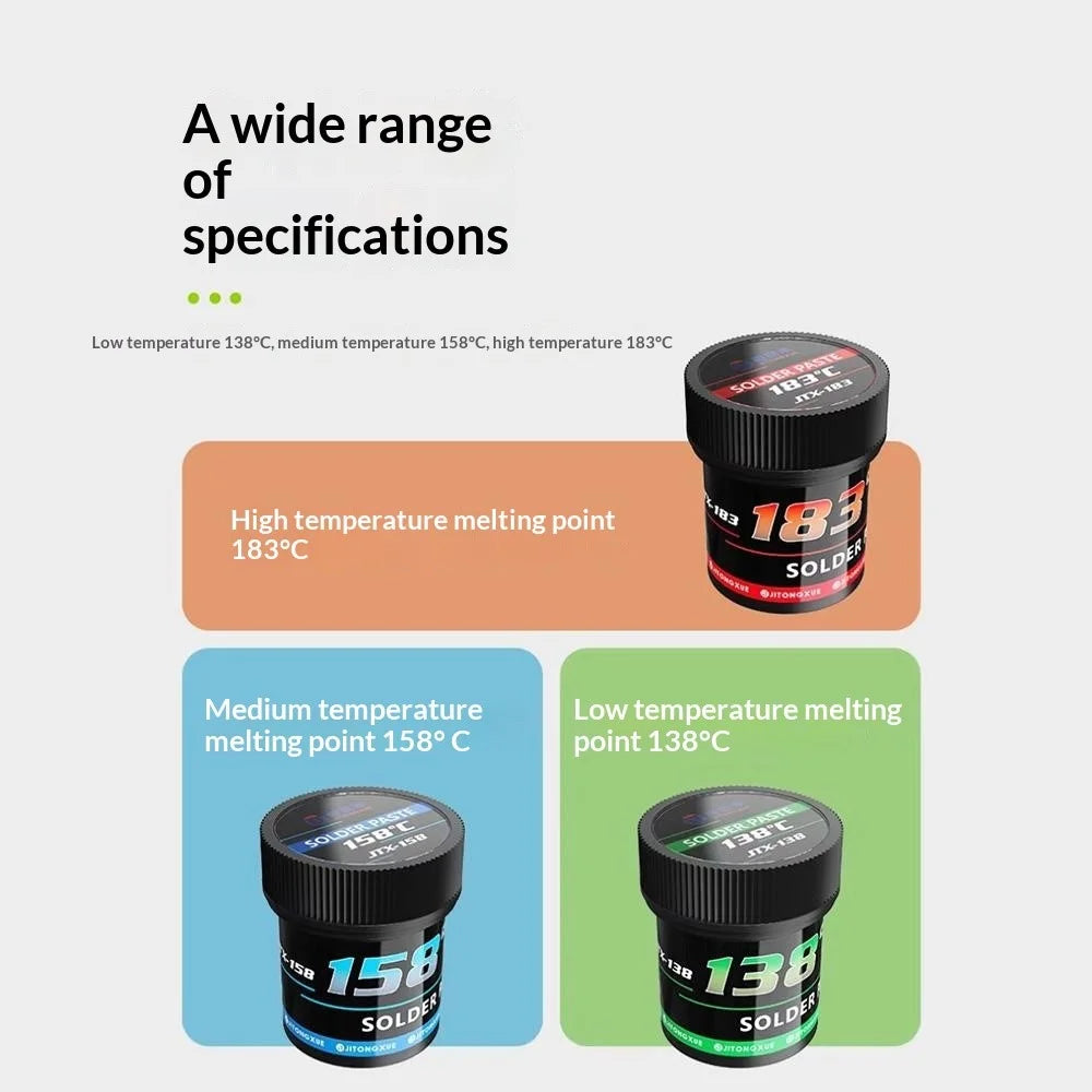 JITONGXUE Anti Oxidation Solder Paste 50G For Phone Repair BGA SMT Electronic Components Soldering - 183° - 7