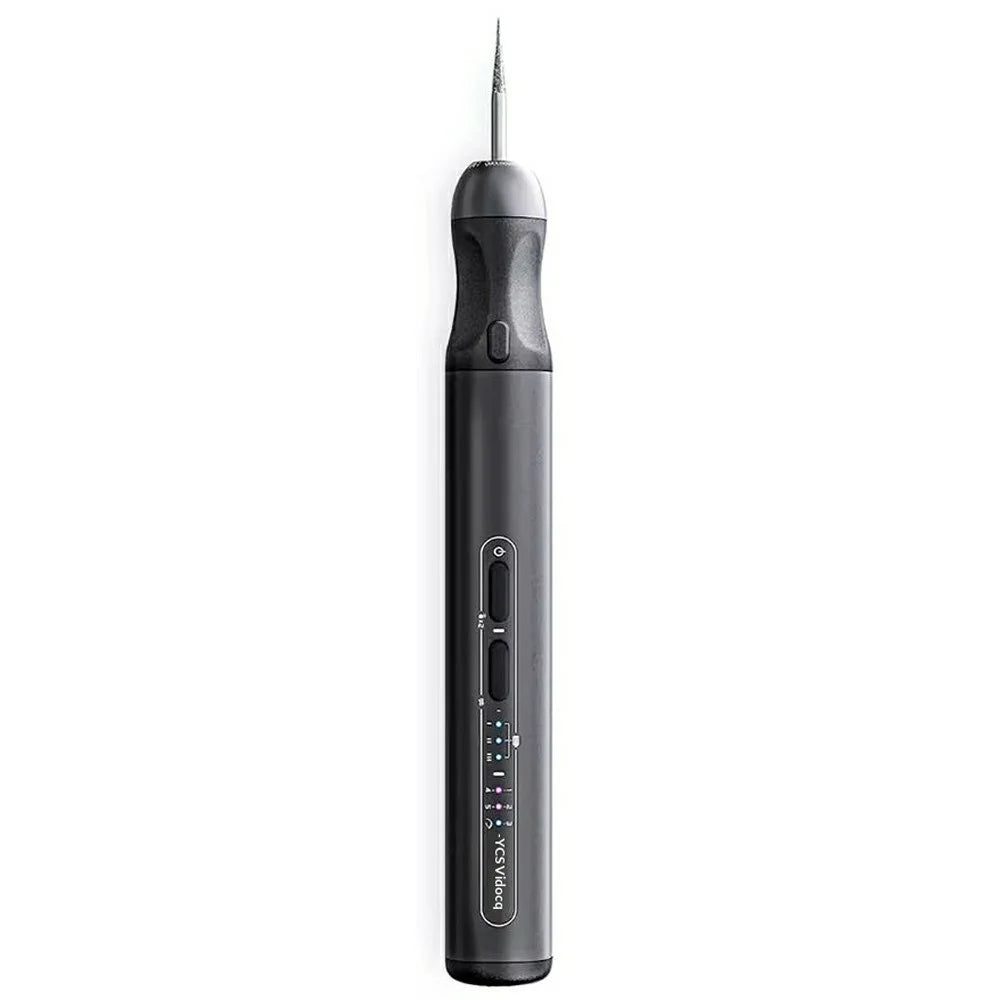 YCS Wireless Electric Sanding Pen with 7Pcs Sanding Heads 280mAh Fast Charging Precision Grinding Tool - Black - 1