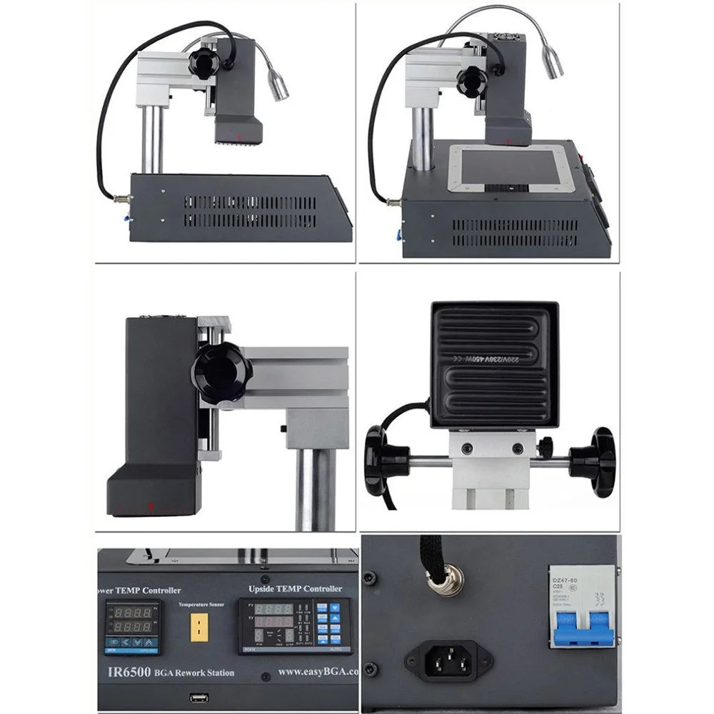 ACHI IR6500 BGA Rework Station Desoldering Machine for Phone Repair - EU Plug - 2