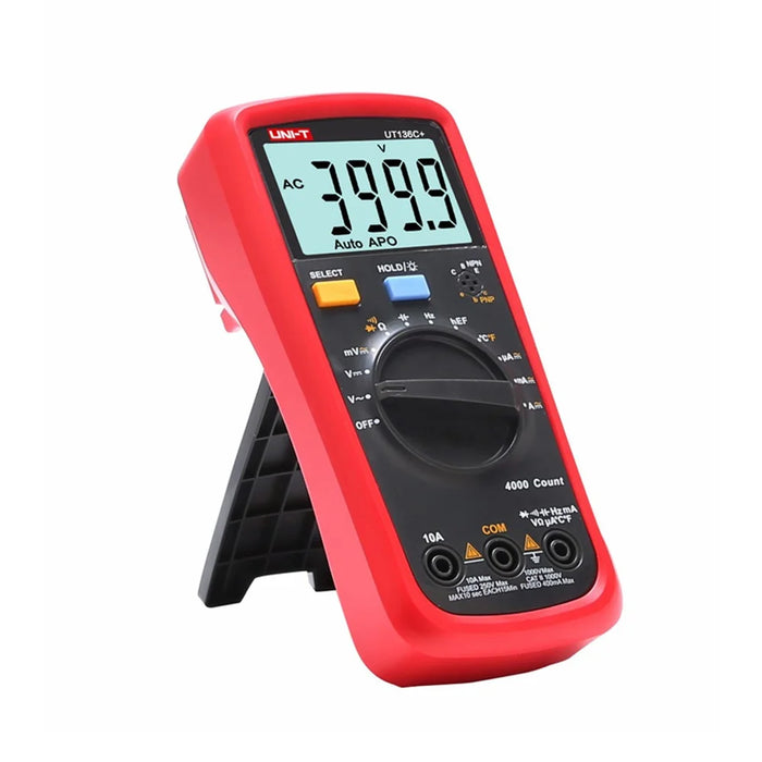 UNI-T UT136C+ Auto Range Digital Multimeter AC/DC Resistance Frequency Meter Tester - 1