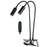 Clamp Type Gooseneck Adjustable Lamp LED Light Source for Industrial Inspection - Black - 2